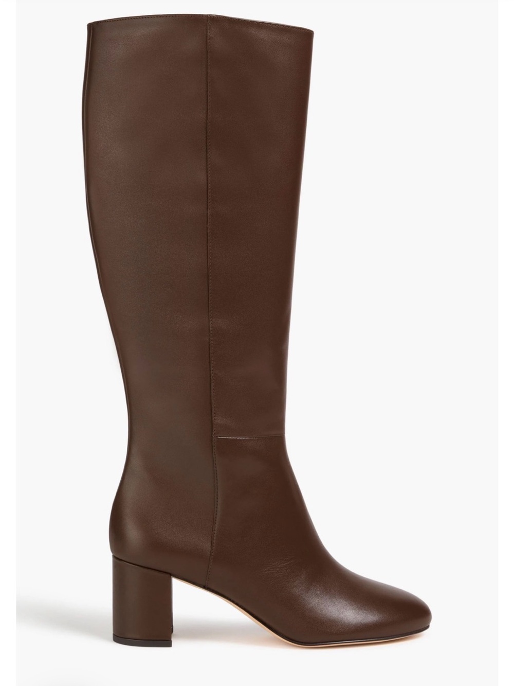 Stuart Weitzman Brown Leather Knee High Block Heel Boots Size 9B